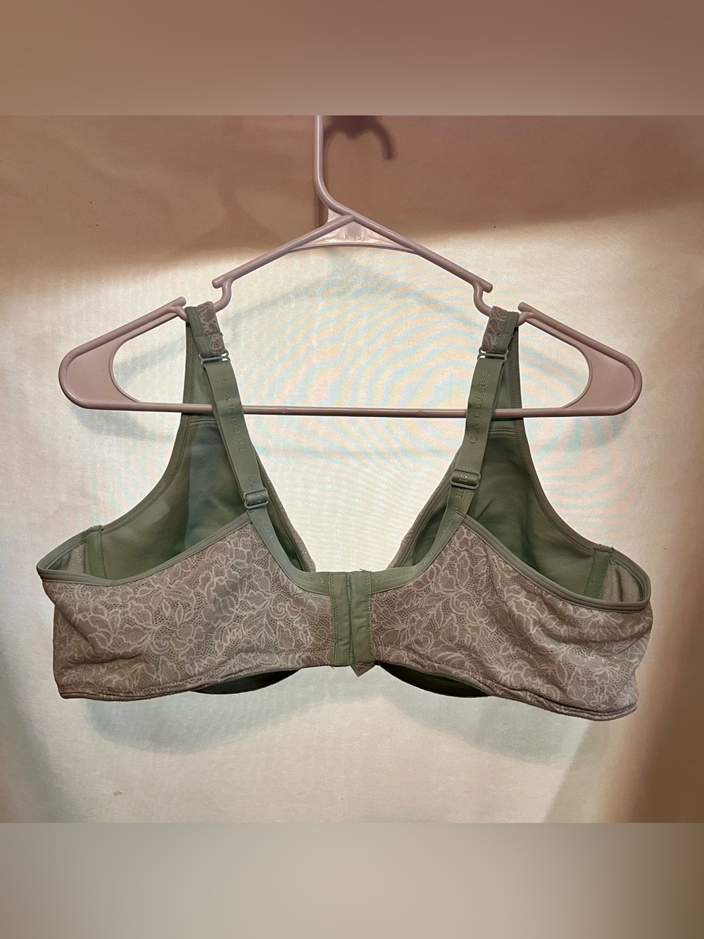 Lane Bryant Cacique Balconette Unlined Full Coverage Bra in Mint Green Sz 46C - Picture 4 of 7